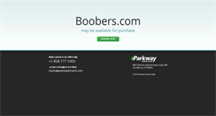 Desktop Screenshot of boobers.com